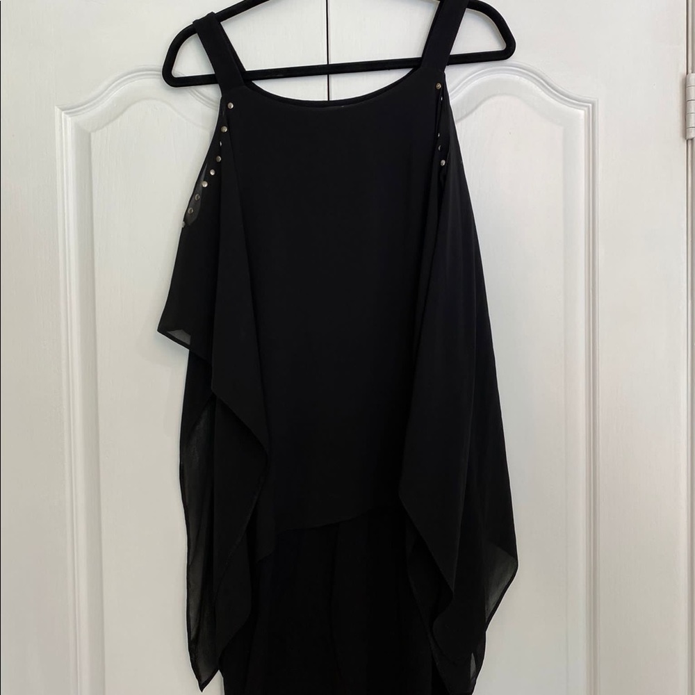 Wallis UK14/EU42 Black Layered Dress